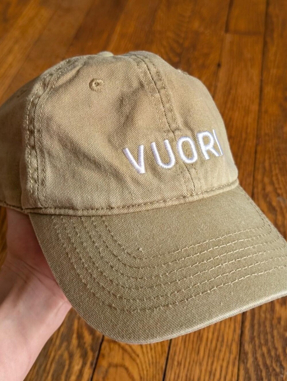 Vuori Tan Logo Embroidery Hat Cap